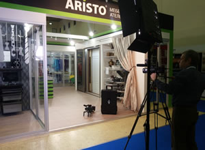 Фото со съёмок для «Aristo»